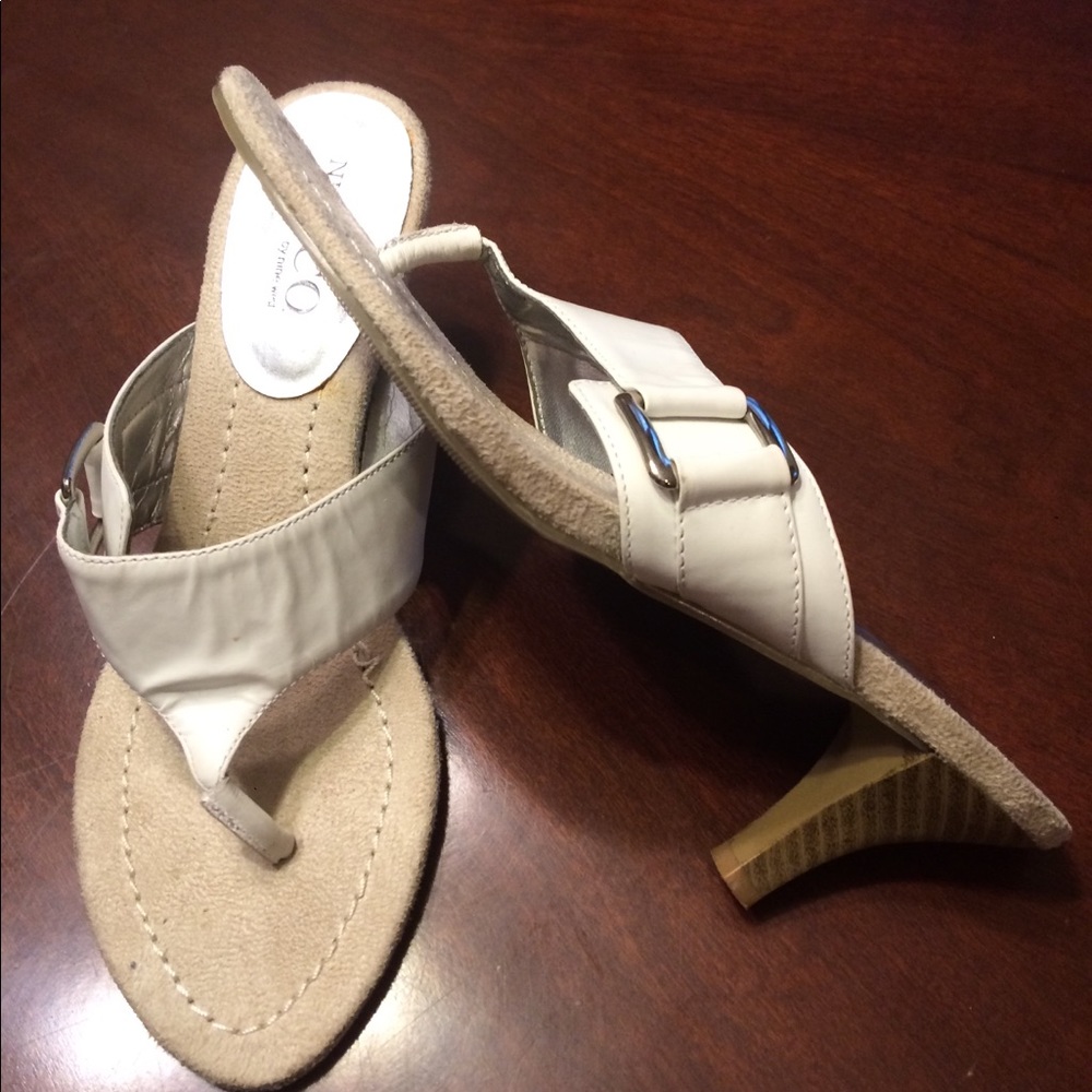 White Sandals by Nine West